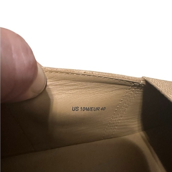 VINCE Women's Tan Winford Espadrille Suede Leather Loafers Size 10 Slip On - Picture 7 of 8